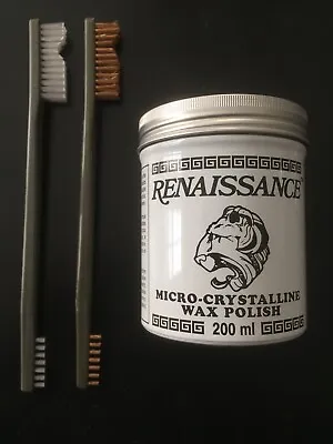 $34.95 • Buy Coins And Relics Cleaning Kit - 7 Oz Renaissance Wax And TWO Brushes> Must Have!